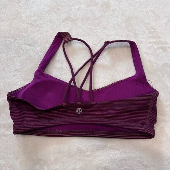 Lululemon Free To Be Bra Simply Radiant Pink Paradise Black Red Grape Size 6 - Picture 7 of 10